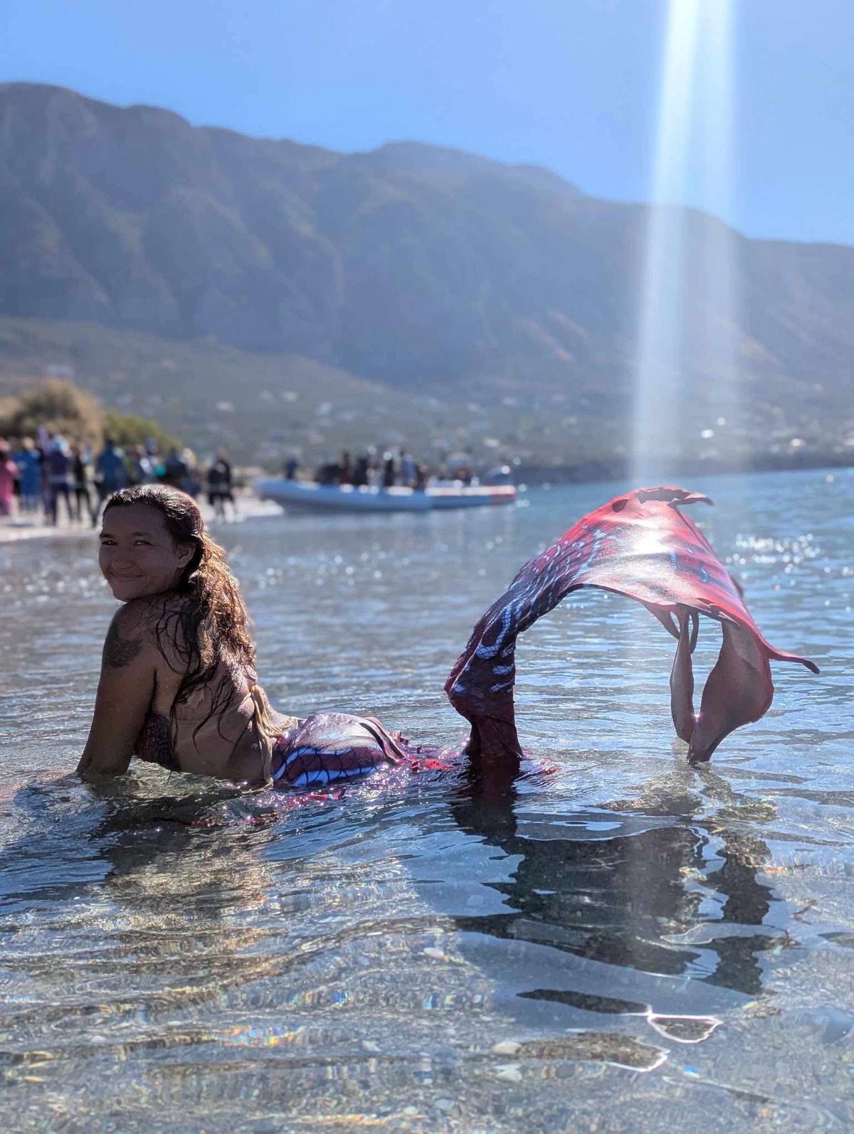 Beach Mermaid Red